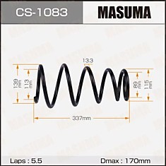 Пружина 48231-33670 (R) TOYOTA CAMRY ACV45 (06-11)