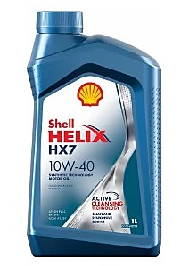 Масло Shell Helix HX7 10w40 1л (SN/CF A3/B4) п/с