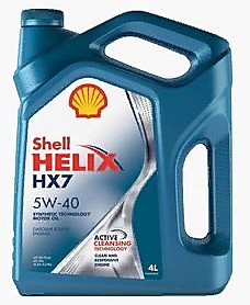 Масло Shell Helix HX7 5w40 4л SL/CF п/с