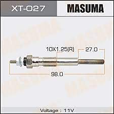 Свеча накаливания PT152 "Masuma"  19850-64031 TOYOTA  /1HZ, 1HDT