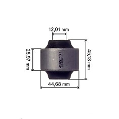 Сайлентблок 54560-1HJ0A переднего нижнего рычага передний NISSAN MARCH (K13) (2010-)
