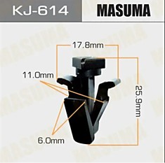 Покер  пластм.крепежный  "Masuma"   614-KJ