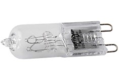 Лампа галогенная СВЕТОЗАР капсульная, прозрачное стекло, цоколь G9, диаметр 13мм, 25Вт, 220В