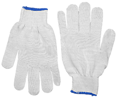 Перчатки ЗУБР " трикотажные, 12 класс, х/б, L-XL