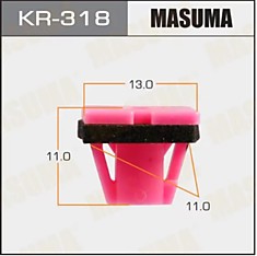 Покер  пластм.крепежный  "Masuma"   318-KR