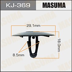 Покер  пластм.крепежный  "Masuma"   369-KJ