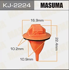 Покер  пластм.крепежный  "Masuma"   2224-KJ  (уп.50шт)