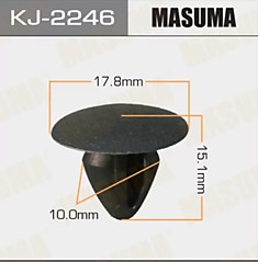 Покер  пластм.крепежный  "Masuma"   2246-KJ  (уп.50шт)