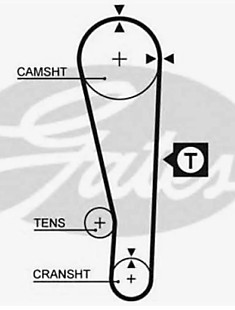 Ремень 107x21.6  39107 X 21.6 HSN  A337Y22MM
