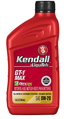 Синтетическое масло Kendall GT-1 MAX  0W20 SN+