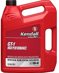 Полусинтетическое масло Kendall GT-1 10W40 SN+ 1 Gal