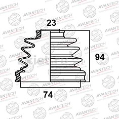 Пыльник FB-2079 (MB176871)