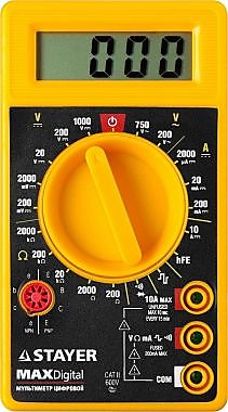 Мультиметр STAYER DT-838  Цифровой мультиметр